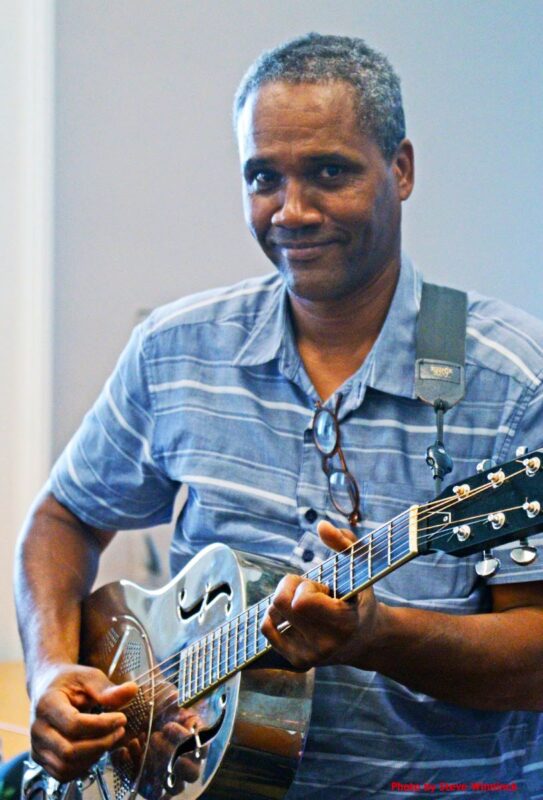 Mark Puryear playing guitar